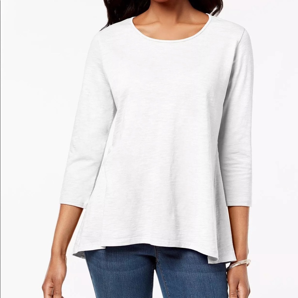 Peplum Back Tunic